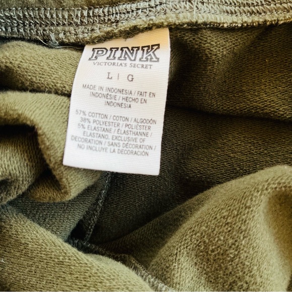 Victoria’s Secret Green Sweat Pants Size Large - Picture 5 of 5